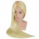 Cap Manechin cu Bust si Par Blond Platinum Lung 70cm + Suport